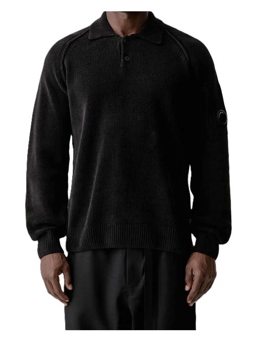 Polo lana C.P. COMPANY | 21CMKN198A-005558G999 BLACK